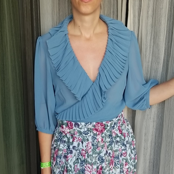 2 PC Set - Blue Shee Blouse & VTG Skirt - Picture 6 of 14